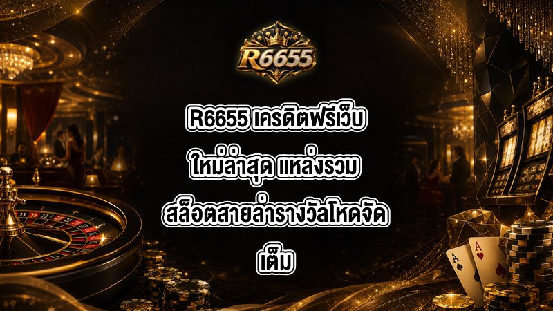 R6655 เครดิตฟรีเว็บใหม่ล่าสุด